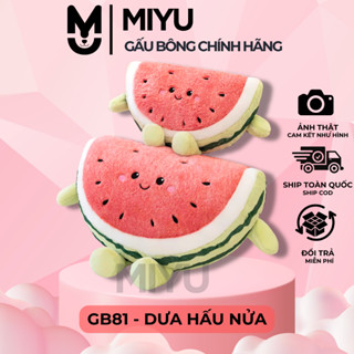  Gấu Bông Dưa Hấu Chạy Bộ Cute Dễ Thương Trang Trí Decor Nhiều Size Ôm Ngủ Mềm Mịn Thú Nhồi Bông Quà Tặng Cho Bé MIYU 