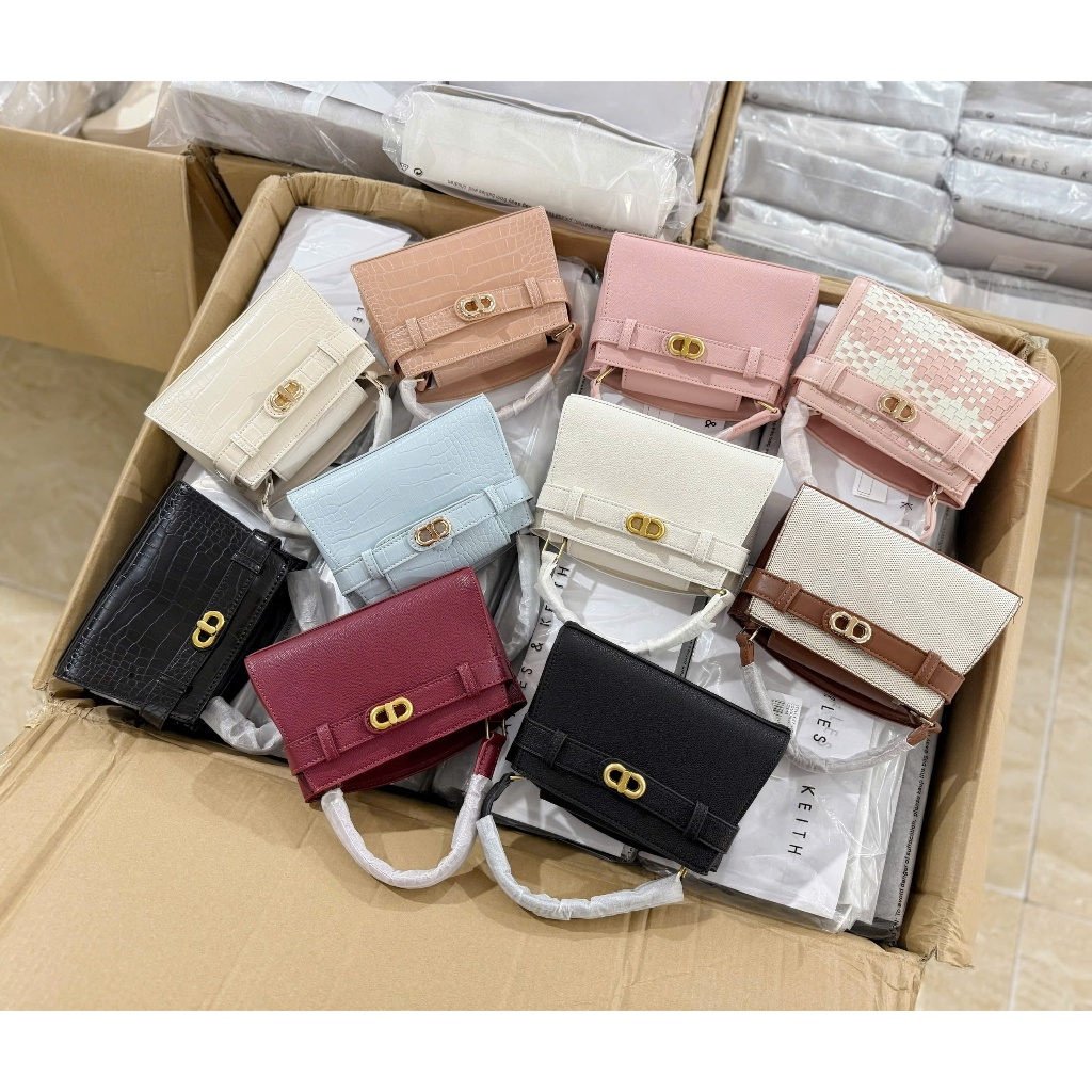 túi cầm tay + đeo chéo nữ CK2-50270880 CK2-50271027 4 màu