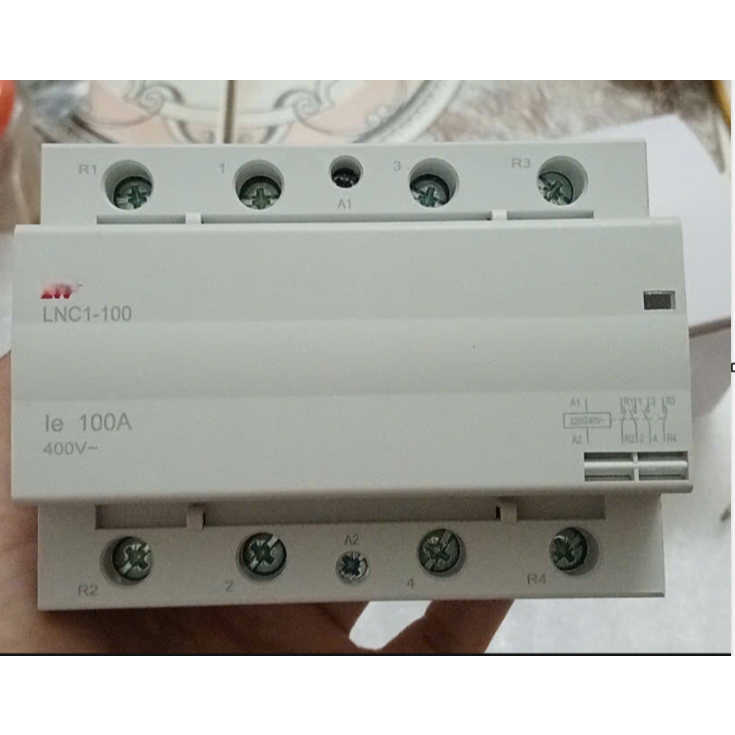 Khởi động từ 2NO/2NC 2P 100A LW CHính Hãng