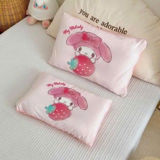 Gối massager thun lạnh kuromi trẻ em siêu đáng yêu, Gối ngủ cho bé mang đi học mầm non chất liệu mềm mại thấm hút mồ hôi