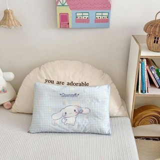 Gối massager thun lạnh kuromi trẻ em siêu đáng yêu, Gối ngủ cho bé mang đi học mầm non chất liệu mềm mại thấm hút mồ hôi