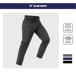 Quần Dài Nam Đa Năng BAZIK SPORT TechDry Pants Co Giãn 4 Chiều, Thoải Mái Thể Thao, Đi Làm, Đi Chơi