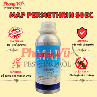 Chế phẩm di.ệt m.uỗi chai nhôm Permethrin 1000ml