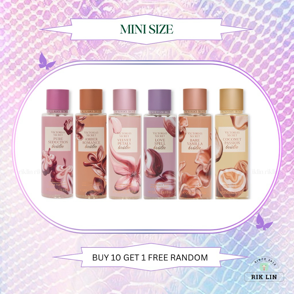 BRULÉE_BARE VANILLA|VELVET PETALS |AMBER ROMANCE| COCONUT PASSION |POMEGRANATE - Xịt Thơm Body Mist