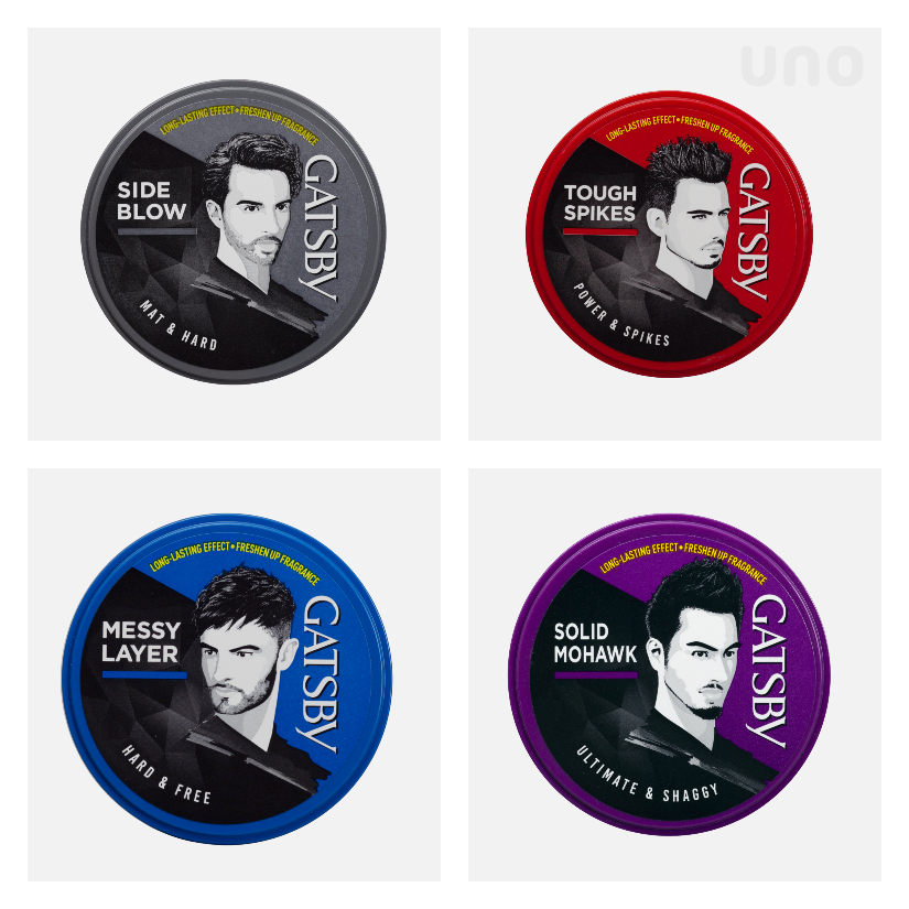 Sáp vuốt tóc GATSBY Easy Restylable / SIDE BLOW STYLING / Sáp wax vuốt tóc nam GASTBY