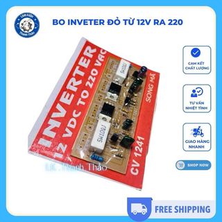 Bo inveter đỏ từ 12v ra 220 , bo kích để đổi điện