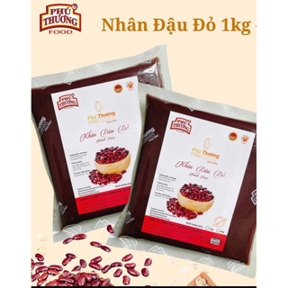  NHÂN ĐẬU ĐỎ PHÚ THƯƠNG 1KG – LÀM BÁNH TRUNG THU BÁNH NGỌT CHÈ NGON 