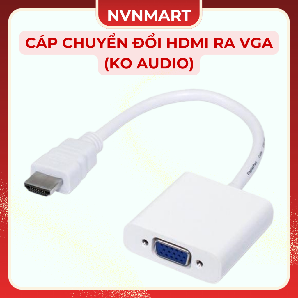 Cáp chuyển đổi HDMI RA VGA (Ko Audio) - AT
