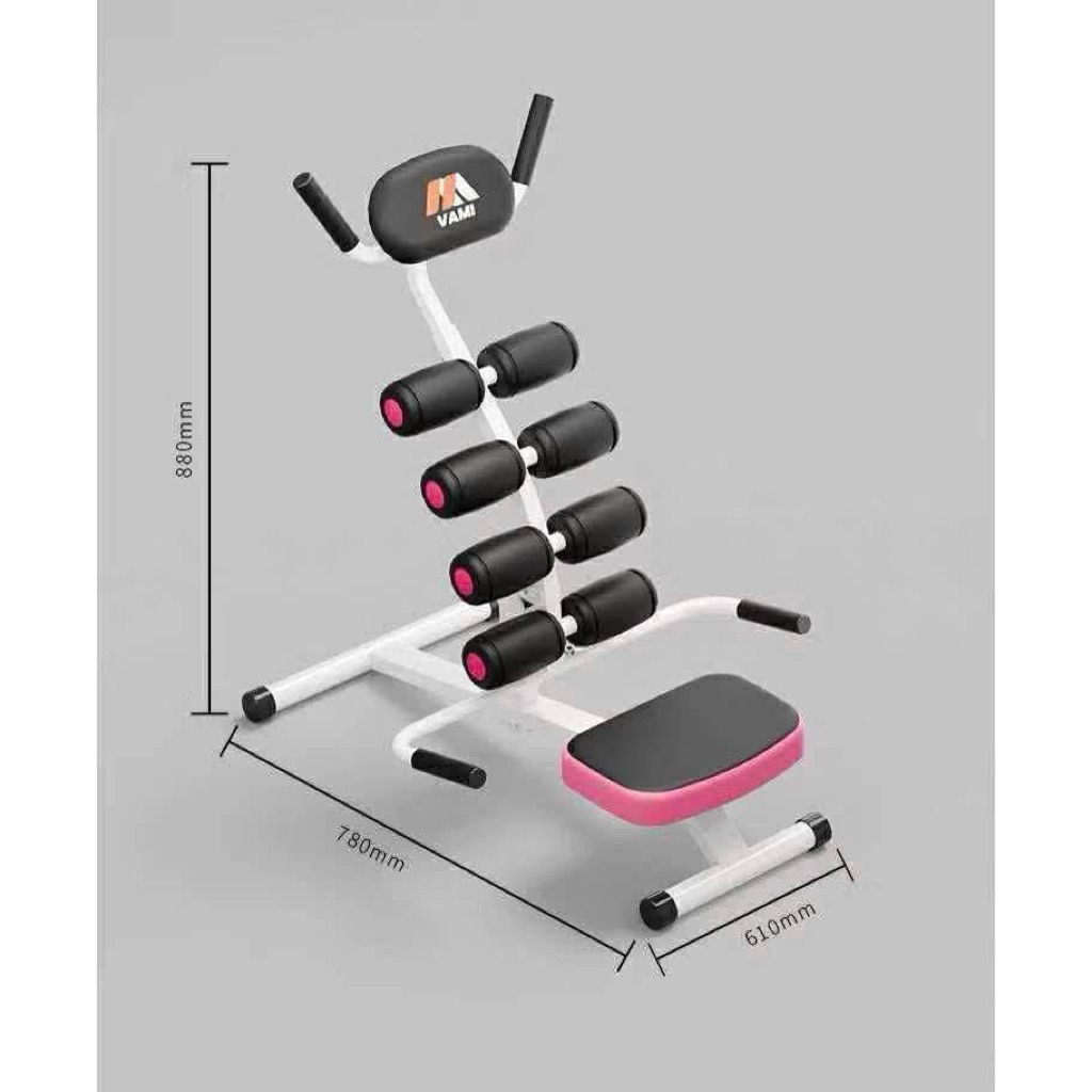 Máy kéo dãn cột sống lưng tập bụng và lưng giúp cải thiện tình trạng đau lưng chất liệu thép dễ lắp đặt