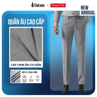  Quần âu nam Vulcano cao cấp cạp chun ẩn co giãn form slimfit ôm vừa lịch lãm 3008 