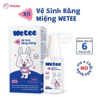 ❤️ Xịt Vệ Sinh Răng Miệng Cho Bé Wetee chính hãng, Hỗ Trợ Ngừa Sâu Sún ở trẻ em từ 6M+