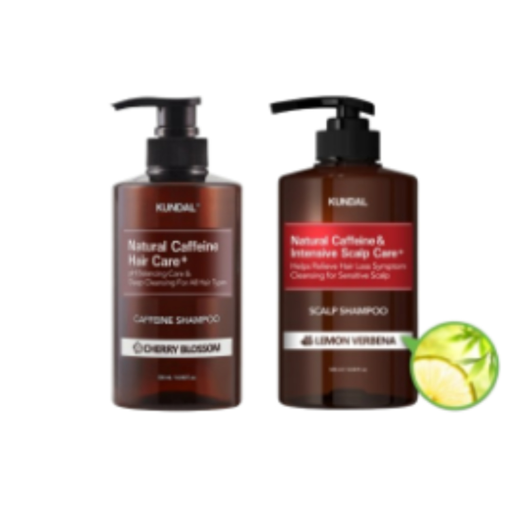 KUNDAL Dầu Gội Ngăn Ngừa Rụng Tóc Caffeine 500 ML Shampoo caffeine 쿤달 카페인 탈모케어 샴푸 500 ML