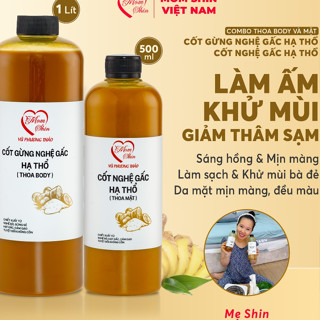 Rượu gừng nghệ hạ thổ sau sinh, Rượu nghệ hạ thổ sau sinh , Cốt nghệ hạ thổ , Cốt gừng nghệ gấc hạ thổ (Cho Body)