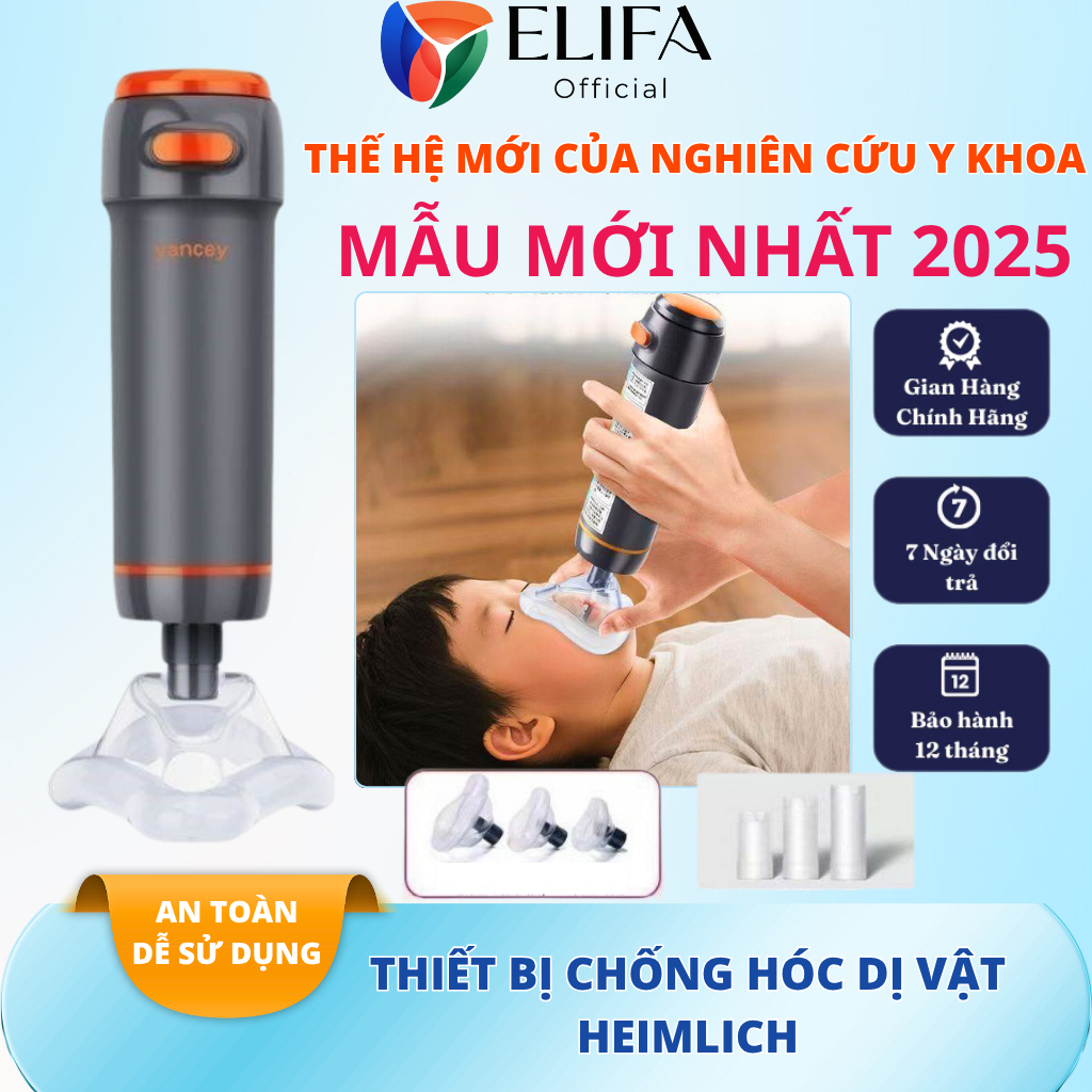 DỤNG CỤ HÚT DỊ VẬT Heimlich 2025 – GIẢI PHÁP CỨU NGHẸN NHANH CHÓNG CHO CẢ GIA ĐÌNH Tặng Kèm phụ kiện