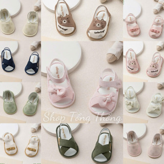  Giày tập đi chuẩn y khoa đế cao su non bé trai bé gái siêu mềm nhẹ chống trơn trượt sandal quai ngang 5584 5601 