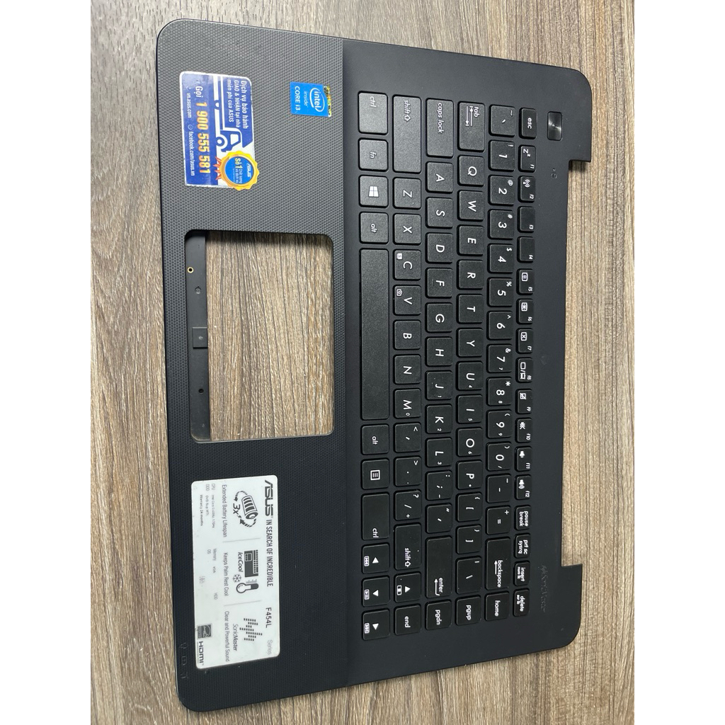 Vỏ mặt BC Laptop Asus X454L