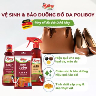 [Nội Địa Đức] Vệ Sinh, Dưỡng Đồ Da Poliboy - Làm Sạch, Phục Hồi, Chống Ẩm Mốc Đồ Da