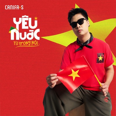 Áo thun Việt Nam unisex người lớn áo phông chất liệu mềm mịn CANIFA 5TS25S037