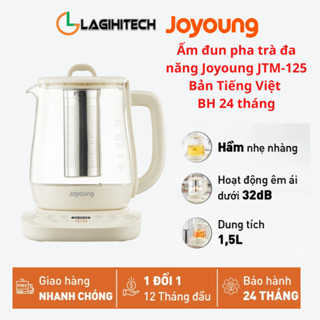 [LIVE] Ấm đun pha trà đa năng Joyoung JTM-125 (1.5L, 800W) giữ ấm, hẹn giờ, sôi nhanh - Hàng Chính Hãng - Bảo hành 2 năm