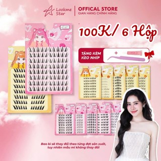 [Live] Lông Mi Giả KHÔNG sẵn keo Lookme Star (mua 6 hộp tặng nhíp + keo)