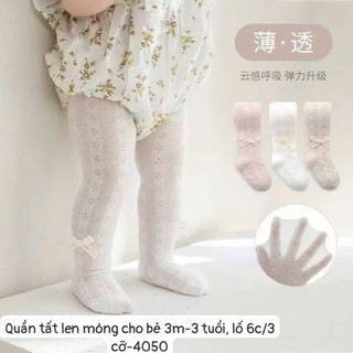 quần tất ren mỏng công chúa cho bé 6-13kg