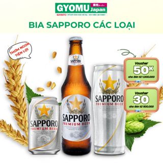  Bia Sapporo các loại 330ml  500ml- GYOMU JAPAN 