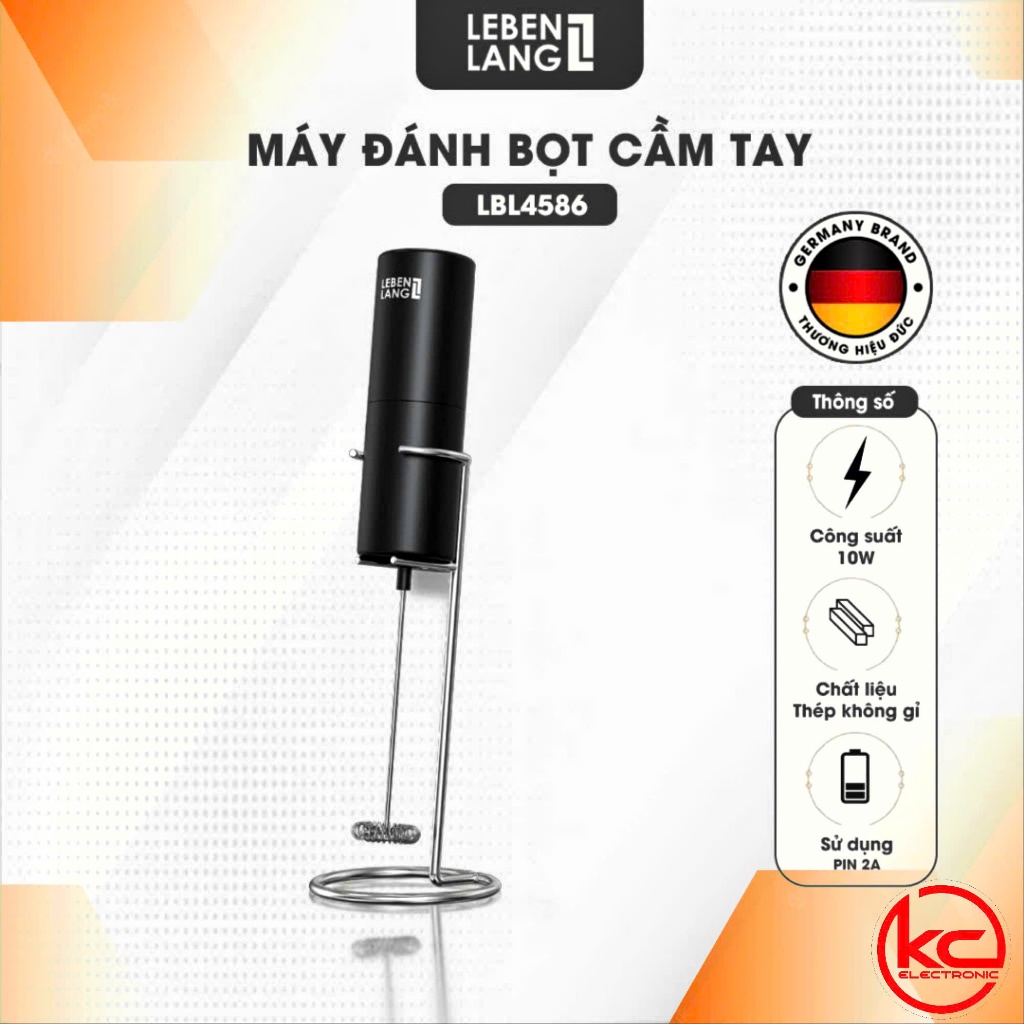 Máy đánh sữa tạo bọt cầm tay Lebenlang LBL4586