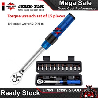  Cờ lê mô-men xoắn 2-24N.m 1 4 inch – chỉnh lực trước nhả nhanh chính xác cao sửa xe đạp ô tô 
