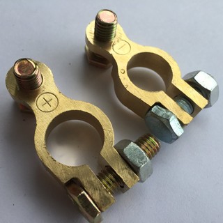 1 Cặp Cọc Bọp Bình Ắc Quy, Đầu Bọp Cọc Đồng, Đầu kẹp, Đầu Cos Cọc Bình Ắc Quy - Cao Cấp - Phụ Tùng Xe Tải