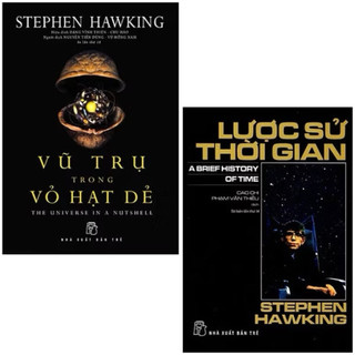 Sách - Combo 2 cuốn Lược Sử Thời Gian Và Vũ Trụ Trong Vỏ Hạt Dẻ