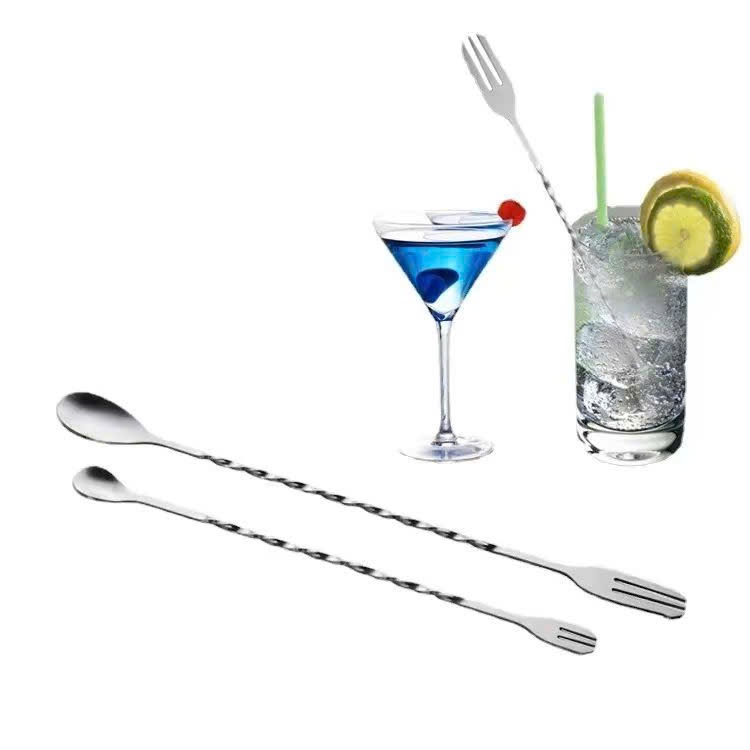 Thìa - Muỗng khuấy pha chế bar spoon.