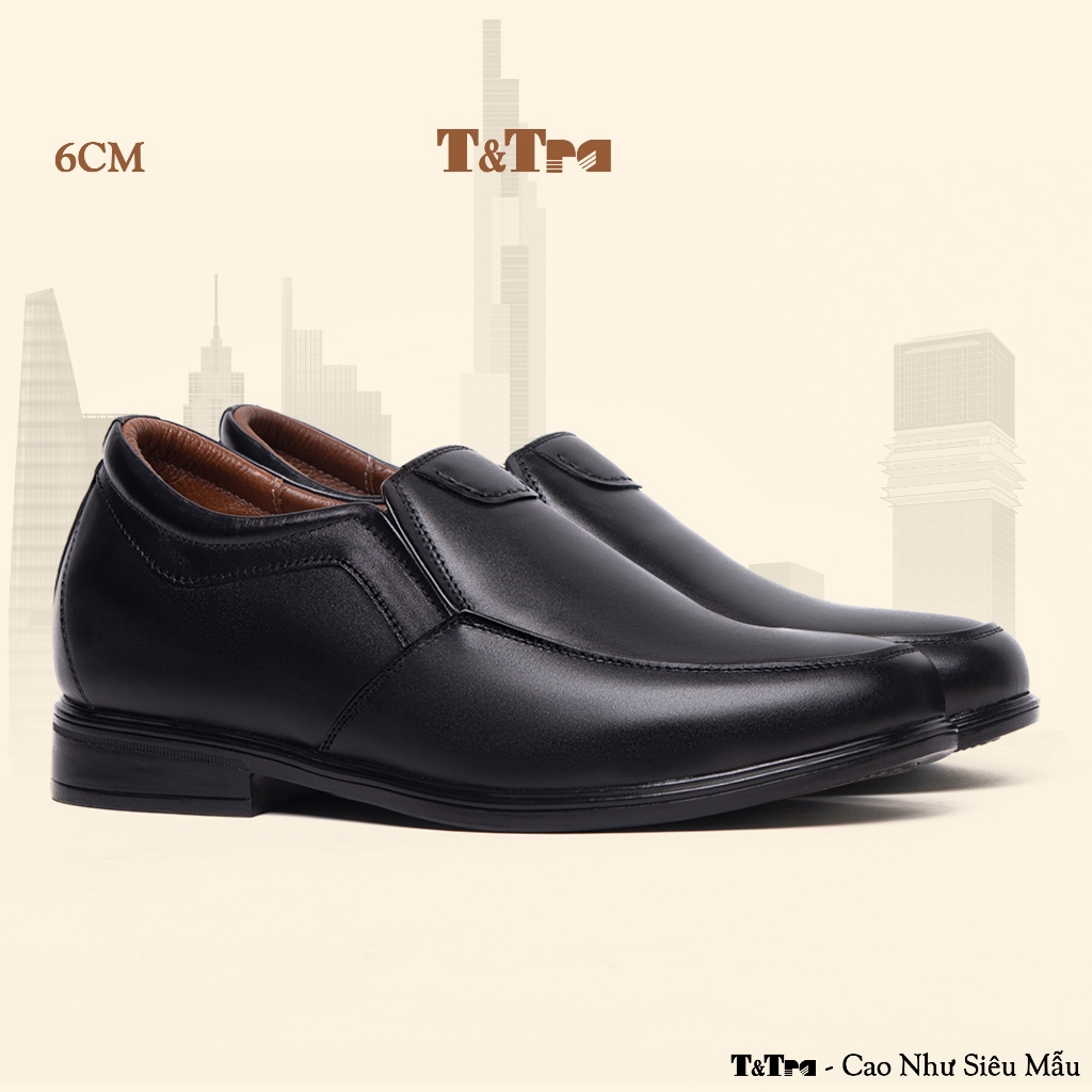 [ 6CM ] Giày Độn Nam T&TRA T42 Đ