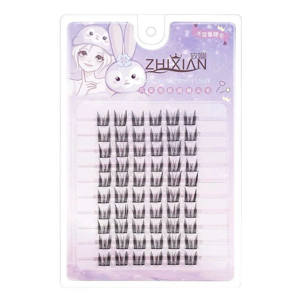 Lông Mi Giả ZHIXIAN, Không Sẵn Keo, Mẫu Mới Thị Trường-MS8
