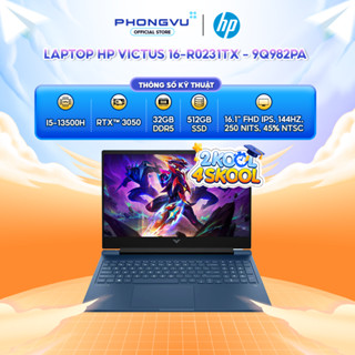 Laptop HP Victus 16-r0231TX - 9Q982PA (i5-13500H) (Xanh) - Bảo hành 12 tháng