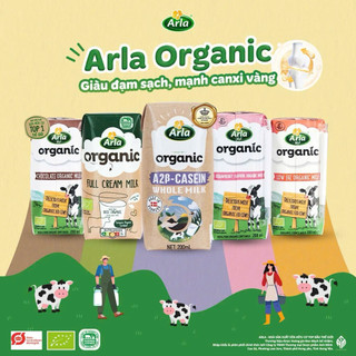 Sữa tươi hữu cơ Arla Organic cho bé từ 1 tuổi hộp 200ml đủ vị - Bituti Shop