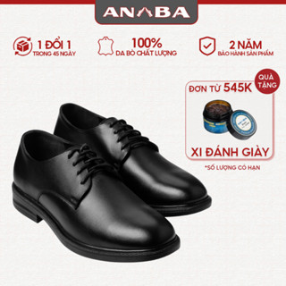  Giày Tây Nam ANBA GTD-01 Da Bò Thật Cao Cấp Đế Cao Su Nguyên Khối Êm Ái Chống Trượt Bảo Hành 24 Tháng ANBA 