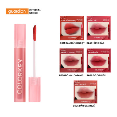 Son Kem Lì Mịn Mượt Colorkey Airy Velvet Lip Lacquer 2.5gr