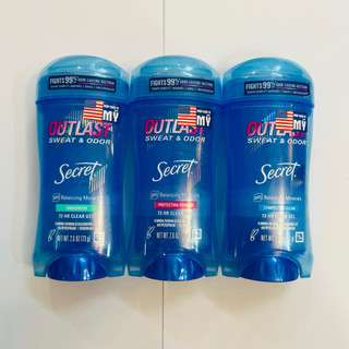 Lăn khử mùi Secret Outlast Xtend Completely Clean Invisible Solid 73g
