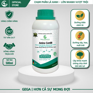  Phân hữu cơ phân bón lá mát cây phân dưỡng cây lá to dày - AMINO COMBI RONG BIỂN 500ml - GEGA 