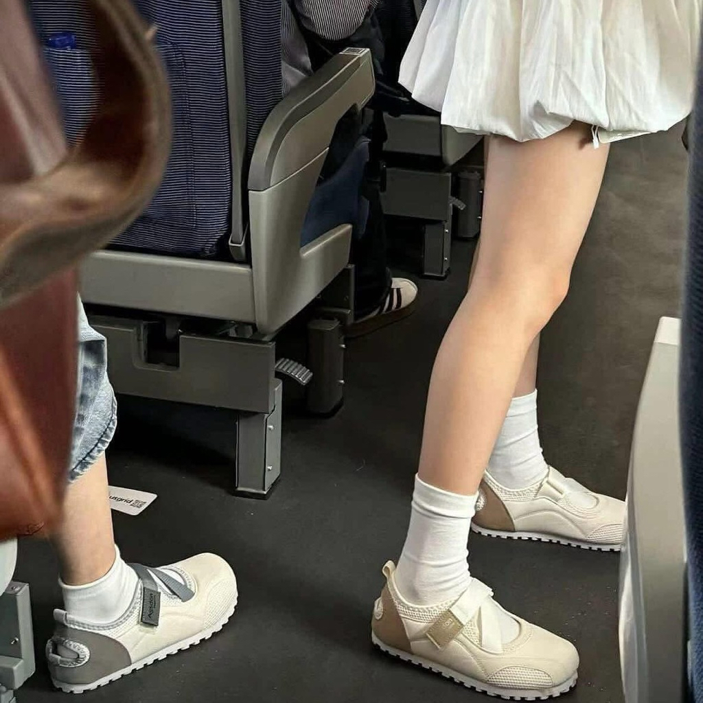 Giày lừoi quai dán phong cách hàn quốc cho nữ