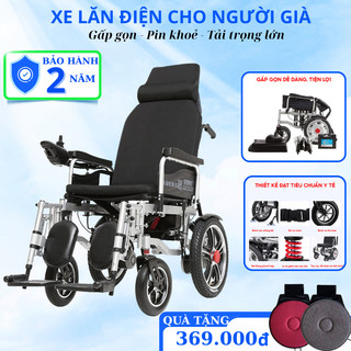  Xe lăn điện cao cấp cho người già M007 Xe lăn điện gấp gọn cho người già người khuyết tật  24V 12AH  Bảo hành 2 năm  