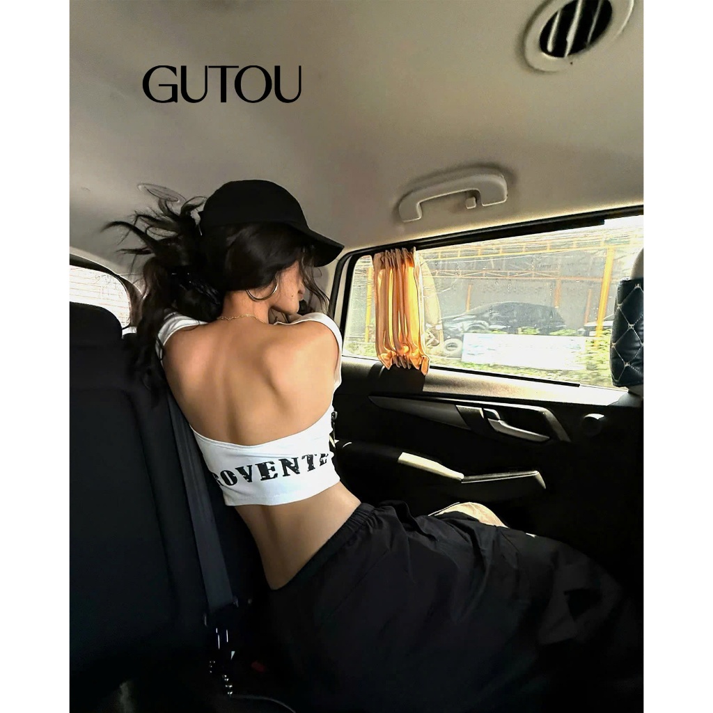 QCCC L1 Áo Cổ Rộng In Chữ ROVENTE G68