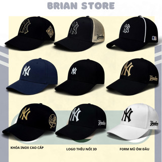 Bộ 40+ mũ lưỡi trai MLB nam nữ Hàn Quốc, nón kết hàng xuất dư cao cấp phong cách hiện đại