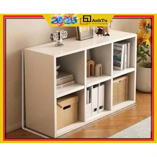  Kệ sách để sàn nhà kệ gỗ đựng đồ đa năng phong cách tối giản kích thước đa dạng dán đủ cạnh bảo hành 3 tháng 