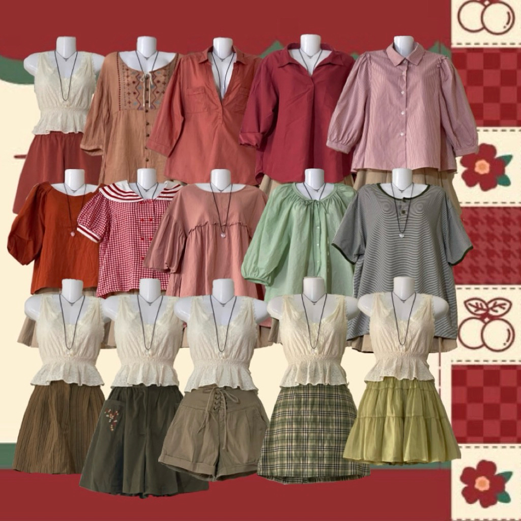 (Phần 2) Quần áo 2hand tổng hợp (vintage, mori girl, linen, xô...)