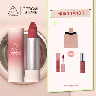 Son len mịn lì nịnh môi 3CE Cashmere Hug Lipstick