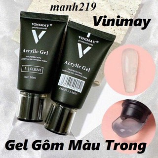 Gel Gôm Vinimay B281 Đắp Nối Móng Úp Tuýp 30ML - manh219
