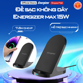 Đế sạc không dây Energizer 15W kèm cáp USB-C - Hàng Chính Hãng, Bảo Hành 2 Năm 1 Đổi 1