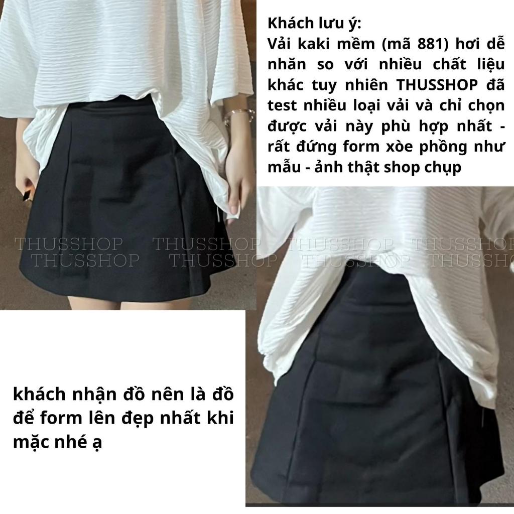 Chân Váy Con Ong Cạp Lưng Cao BIG SIZE Kiểu Chữ A Xòe Phồng Chất Kaki Mềm Cao Cấp Siêu Tôn Dáng TA-88 | BigBuy360 - bigbuy360.vn