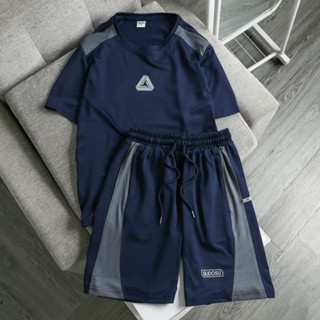  Bộ Quần Áo Nam Phối Eo Vải Thun Cá Sấu Thoải Mái Thoáng Mát Mùa Hè 4 Màu Có Thể Giặt Máy - BTT05 